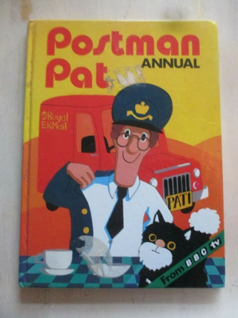 POSTMAN PAT ANNUAL 1987 Vintage Children's Television Cartoon Hardback ...