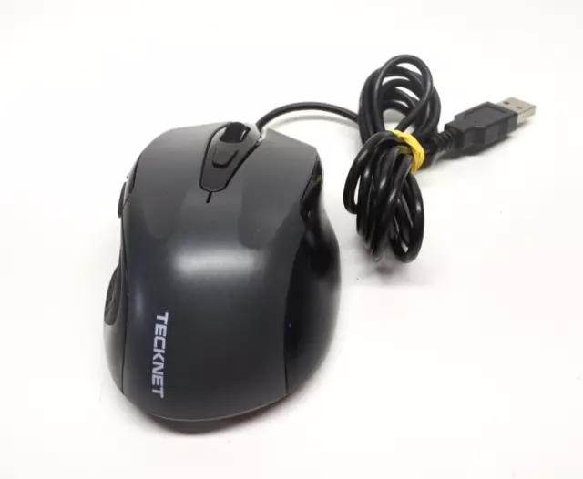 TECKNET USB Wired Mouse MGR429 with Side Buttons