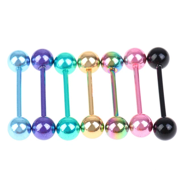 7pcs/set Fashion Women Tongue Rings Ear Bone Piercings Body Jewelry Decoratio_tu