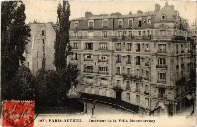 CPA PARIS 16e-Auteuil-Intérieur de la Villa Montmorency (326360)