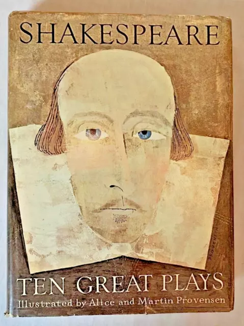 Shakespeare:Ten Great Plays-Golden Press 1962 Illustrated~Alice/Martin Provensen