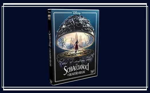 LO SCHIACCIANOCI E I QUATTRO REGNI (2017) DVD - NUOVO, SIGILLATO con SLIPCASE