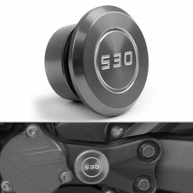 Protezione foro telaio moto CNC grigio per Yamaha T-max Tmax 530 05-2016 B2