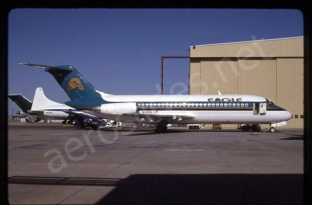 Eagle Airlines Douglas DC-9-14 N949L May 93 Kodachrome Slide/Dia A5
