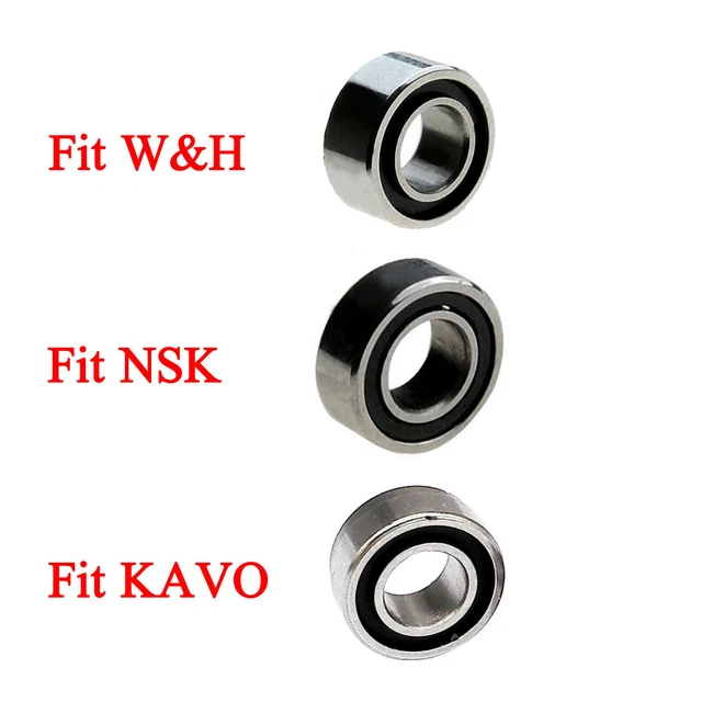 10pcs Dental Ceramic Bearing Cartridge Fit NSK KAVO Turbine High Speed Handpiece
