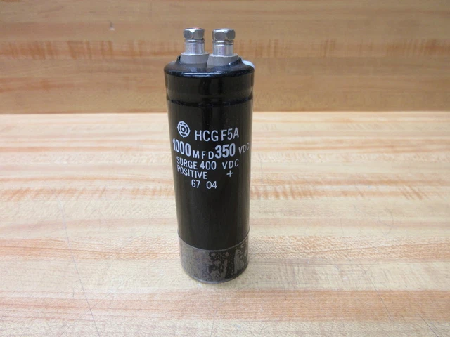 HITACHI HCG F5A Capacitor Aluminum Electrolytic 6800 Mfd 350Vdc