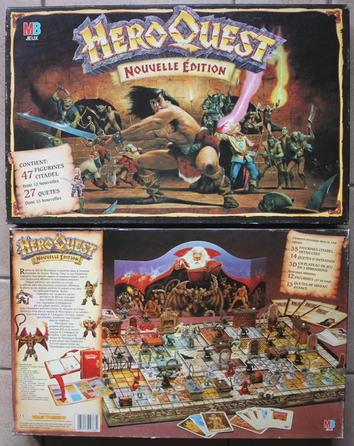 HEROQUEST MB Nouvelle Edition incomplet (voir description)