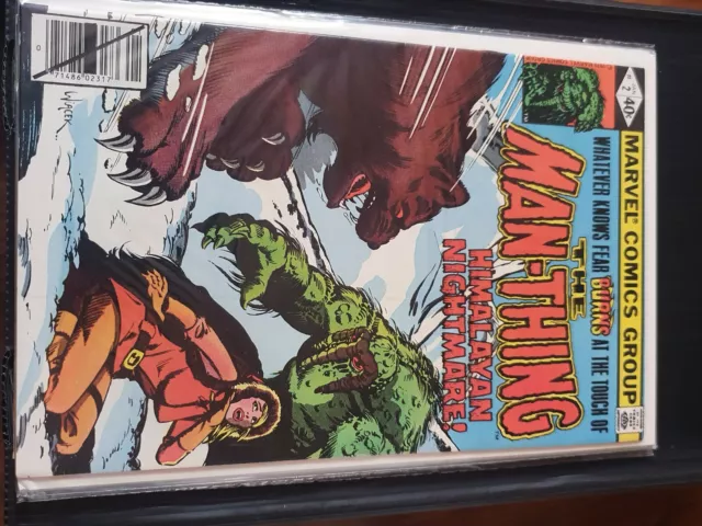 The Man-Thing #2 Vfn Vol 2