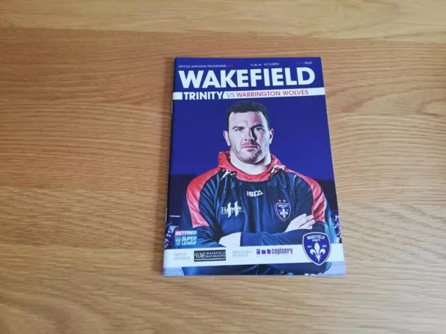 2018 Wakefield Trinity v Warrington Wolves