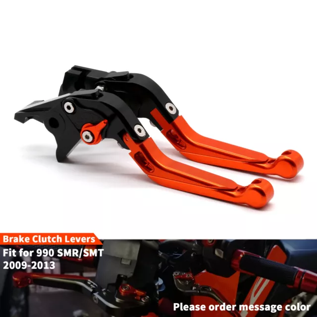 Adjustable Folding Extending Brake Clutch Levers For KTM 990 SMR/SMT 2009-2013