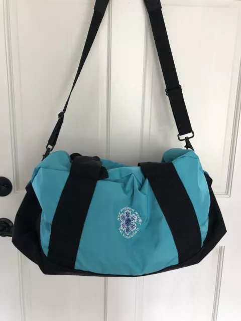 L.L. Bean Adventure Duffle Bag Medium TEAL New England Nordic Ski Logo 155534
