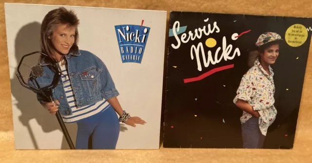 🎼🎼 Lp Nicki Radio Bavaria/ Servus Nicki 1988 Virgin Vinyl 🎼🎼