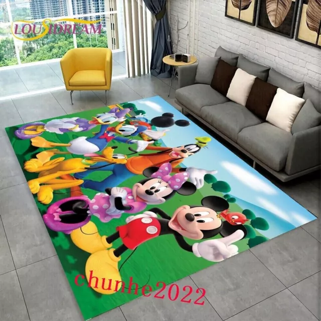 Mickey Minnie Mouse Home Decors Carpets Anti-Slip Floor Rugs Mats Doormat Gift