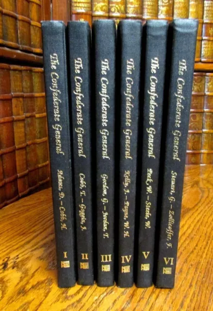 The Confederate General; 6 Volume Set Complete, William C Davis, HC 1991