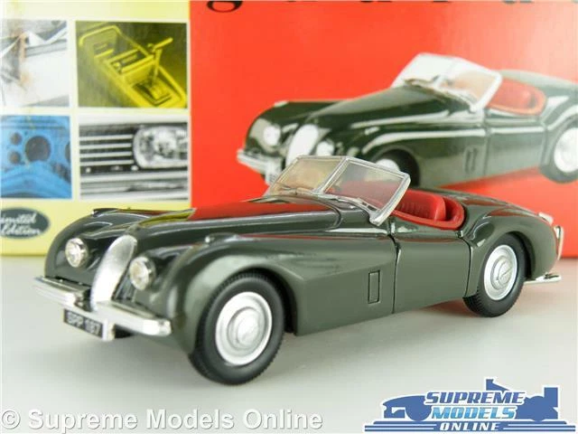 Jaguar Xk120 Model Car Grey 1:43 Scale Vanguards Va05903 Sports Classic K8