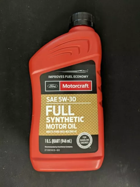 Genuine Oem Motorcraft Sae 5W-30 Full Synthetic Motor Oil 1-Qt (Xo-5W30-Q1Fs)