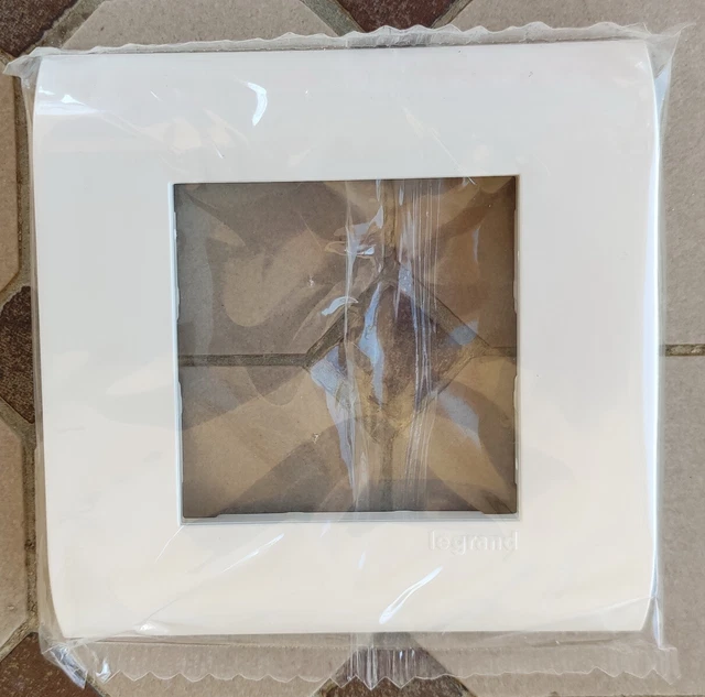 1 PLAQUE BLANCHE Legrand ancienne gamme Mosaic 750 02 75002 750-02 sous ...