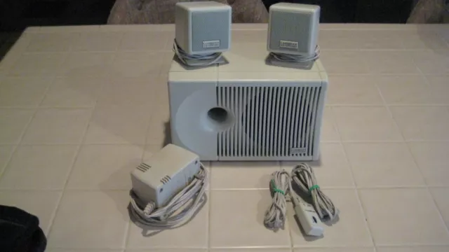 Altavoces Vintage Cambridge Soundworks PC Works de Henry Kloss Altavoces Blancos Sys