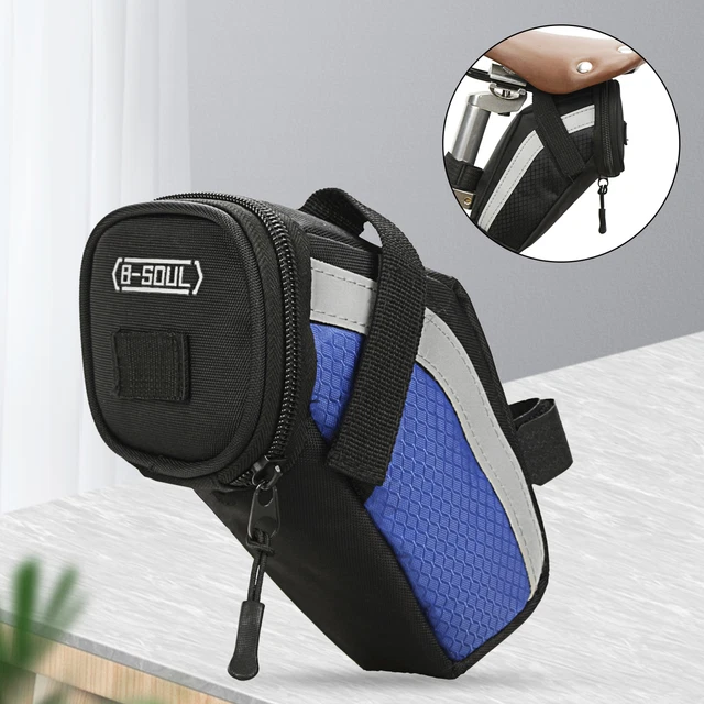 Seat Pouch Portable Easy to Carry 3 Colors Practical for Bike