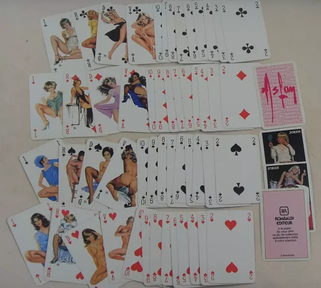 Cartes de jeu érotiques 2 Decks / 54 Sexy Cards / Beautiful Parisian Girls  Artistiquement in the Nude /Made in France -  France