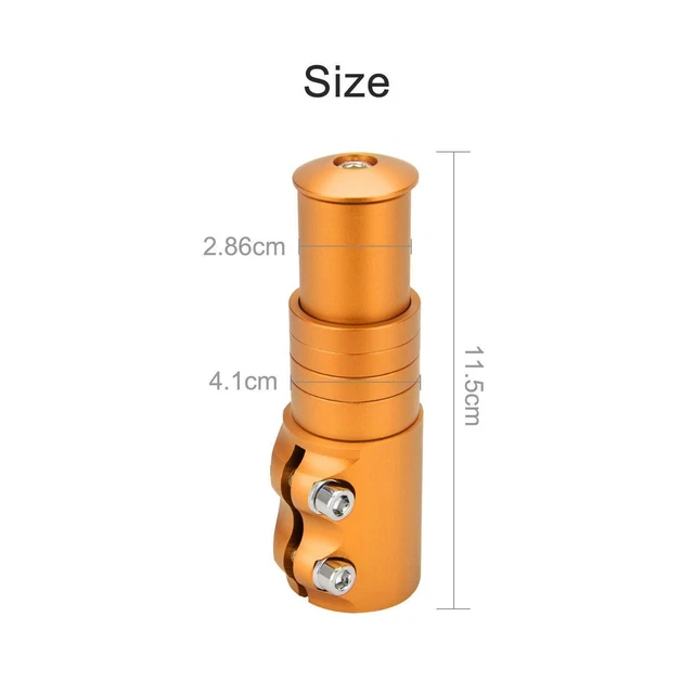 Mountain Bicycle Fork Stem Extender MTB Bike Handlebar Riser Head Up Adapter