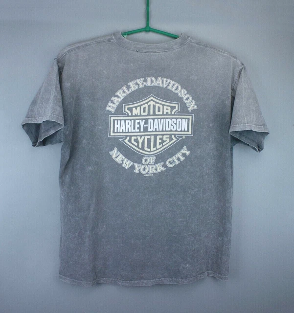 VTG Harley Davidson New York City 2000 The Great American Freedom Gray sz XL-XXL