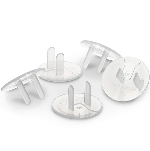 Outlet Plug Covers 32 Pack Clear Child Proof Electrical Protector Safety Caps -