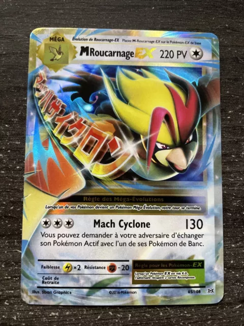 Mega Roucarnage Ex - Pokemon 65/108 Xy12 Evolutions Neuf Fr