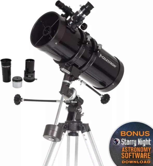 Celestron - PowerSeeker 127EQ Telescope - Manual German Equatorial Telescope