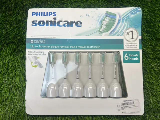 Cabezales de cepillo de dientes de repuesto Philips SONICARE serie e HX7026/40 paquete de 6 SELLADOS