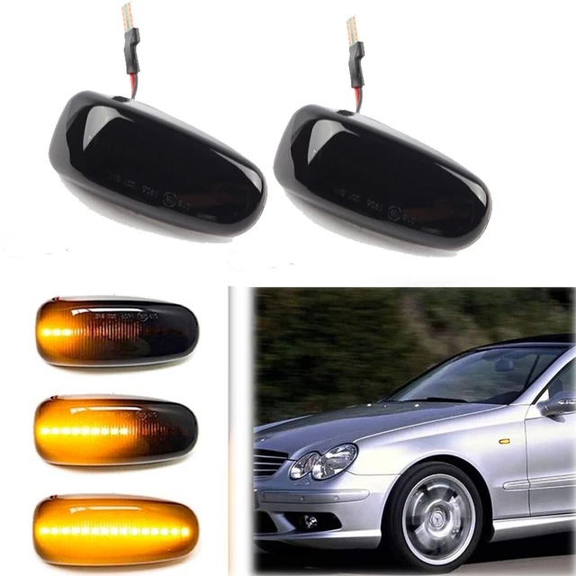Dynamic LED Side Marker Blinker Light For BENZ CLK W202 W210 W208 Vito W638 R170