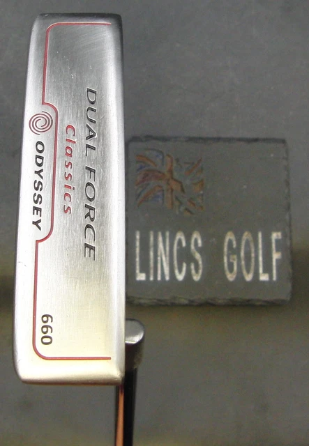 Odyssey Dual Force Classics Putter Steel Shaft 87.5cm Length Winn Grip Odyssey Dual Force Classics Putter Steel Shaft 87.5cm Length Winn Grip