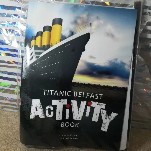Titanic Belfast Kinder Multiaktivitätspaket in Geldbörse Puzzle Memo Pad + mehr
