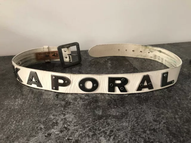 Ceinture kaporal blanche top