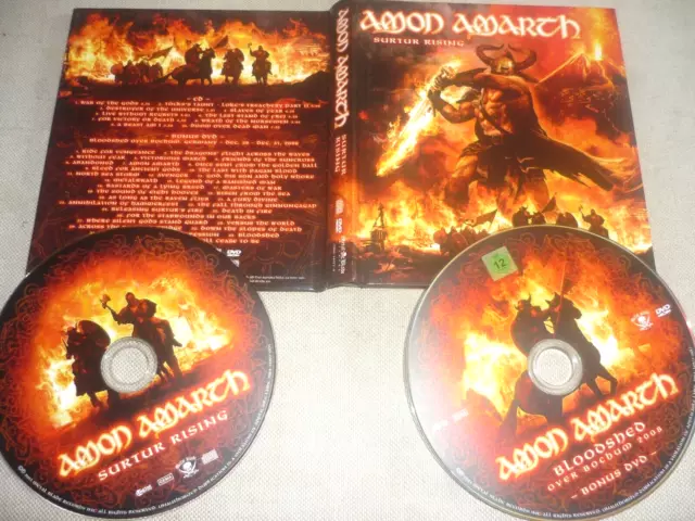 Amon Amarth " Surtur Rising " CD+ Bonus DVD 2011 Metal