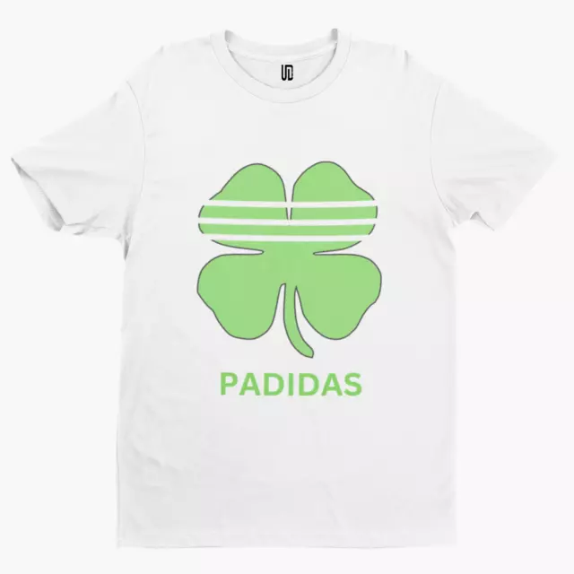 Padidas T-Shirt -Shamrock Irish funny Leprechaun Ireland Paddys Patricks Day