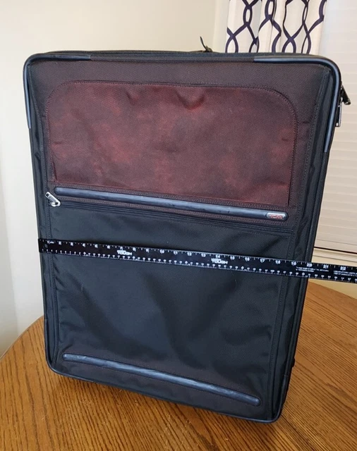 Tumi Suitcase Alpha 2 Med Trip Expandable 26” Black Red 2 Wheeled 22026D4 3