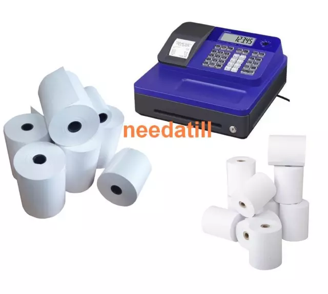 TILL ROLLS TO FIT - Casio SE-G1 Blue Cash Register SEG1 SEG-1 SE G1