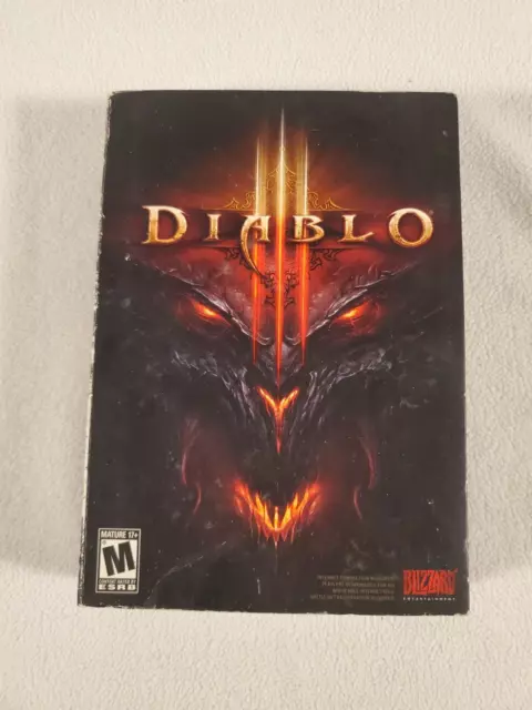 Diablo 3 III Box Set Blizzard 2012 Complete Set Game PC ~ SEALED NEVER OPENED