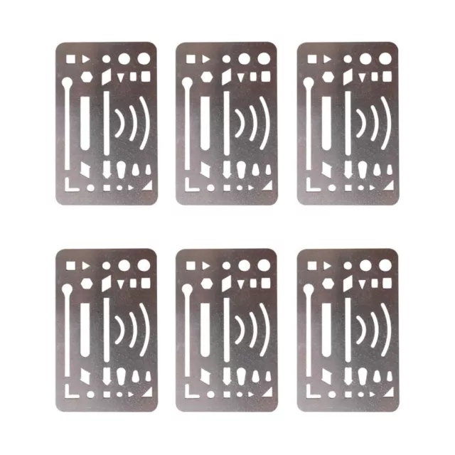 6 Pcs Tischdecke Zeichnungsvorlage Mechanischer Radiergummi