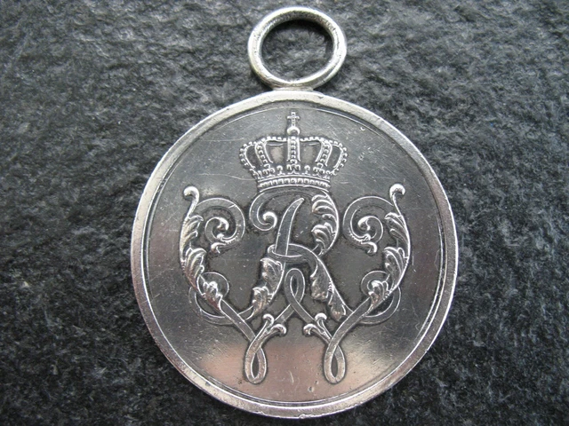 Orden für Kriegs Verdienst Silber Medaille Preussen 2. Klasse 1835 bis 1872