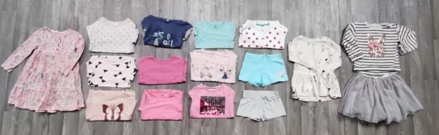 Girls Spring/Summer Clothes Bundle Age 4-5 Tops, Dresses shorts skirts tops etc