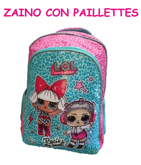 ZAINO SCUOLA ELEMENTARE Lol Surprise Rock Girabrilla Paillettes Bimba Girl  EUR 30,90 - PicClick IT