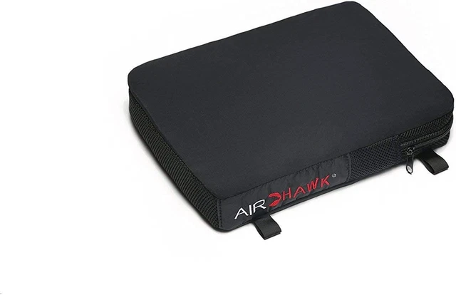 Airhawk Cruiser Pillion Cushion, Black, 11" X 9" Small, FA-AH2PLN
