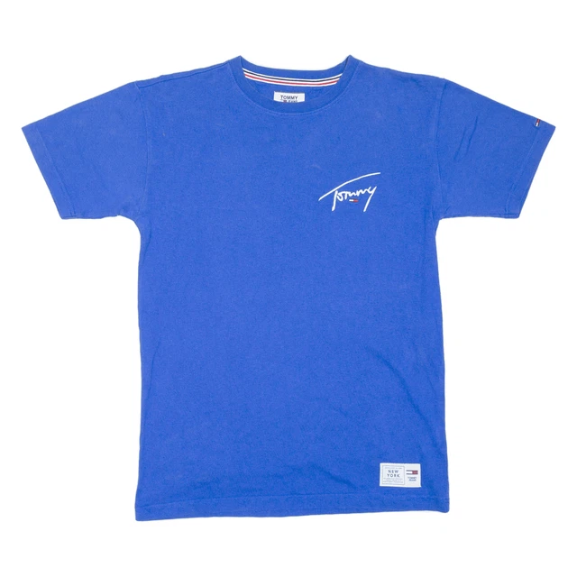 T-shirt TOMMY HILFIGER blu manica corta uomo XS