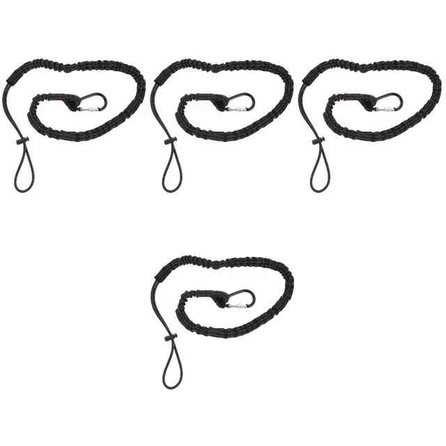4x Quick Release Extended Length Bungee Cord With Carabiner