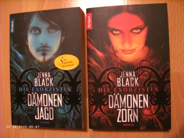 2x Jenna Black: Die Exorzistin / Band 2+3 / Dämonenjagd + Dämonenzorn /ungelesen