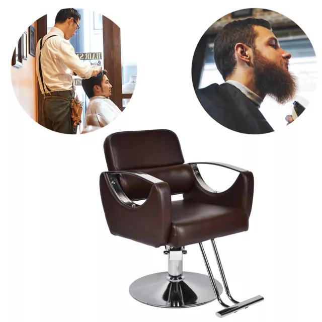 Fauteuil de barbier 360° pour homme Fauteuil de barbier pour salon de coiffure 3