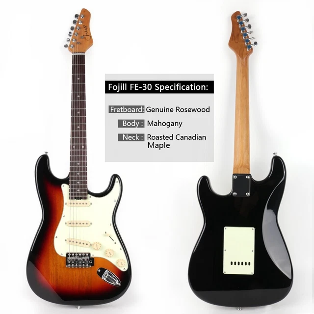 6STRING ELECTRIC GUITAR Set Amplifier Kit Pick &Capo Effect Tuner