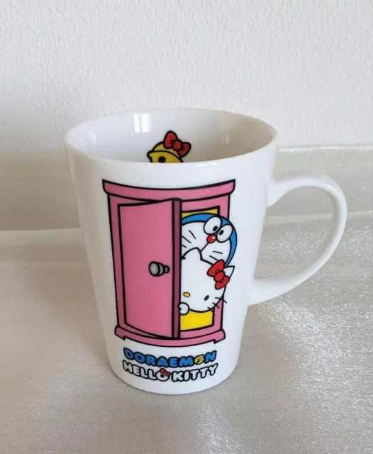 Hello Kitty Doraemon Collaboration Mug